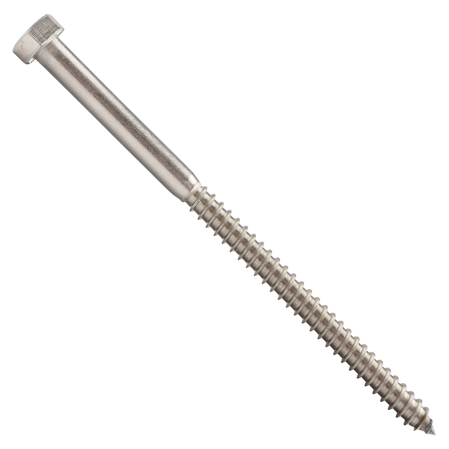 5/16"-9 x 5-1/2" Conquest Hex Head Lag Bolt for Wood - 304 Stainless Steel