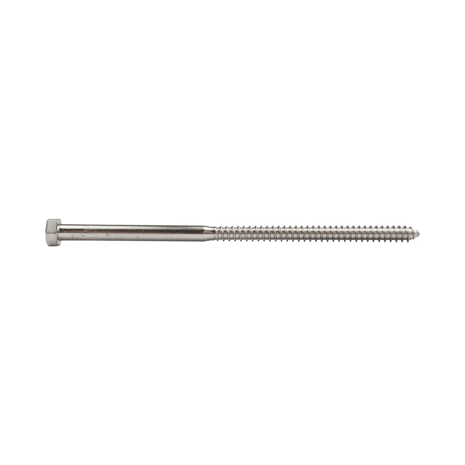 5/16"-9 x 7" Conquest Hex Head Lag Bolt for Wood - 304 Stainless Steel 