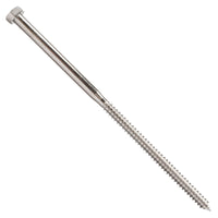 5/16"-9 x 8" Conquest Hex Head Lag Bolt for Wood - 304 Stainless Steel