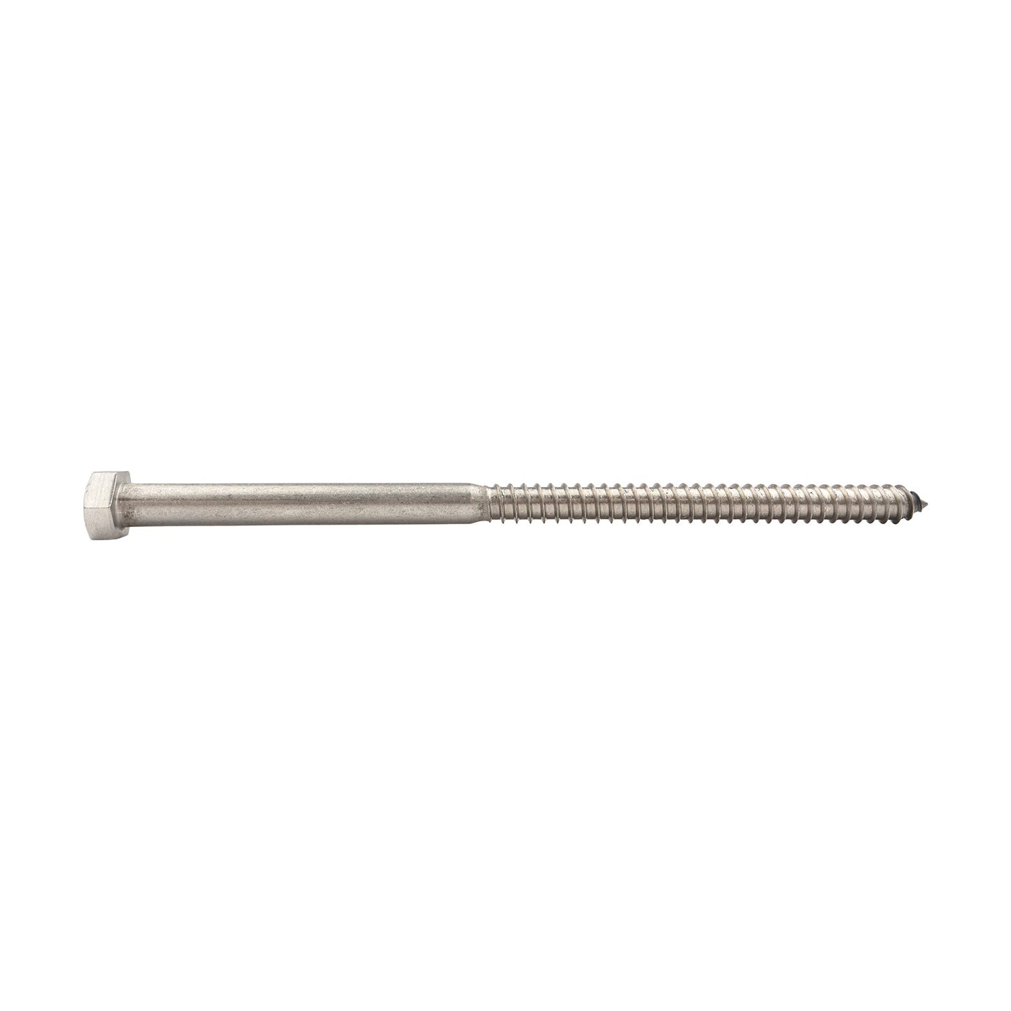 5/8"-5 x 12" Conquest Hex Head Lag Bolt for Wood - 304 Stainless Steel 