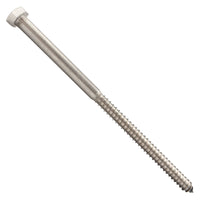5/8"-5 x 12" Conquest Hex Head Lag Bolt for Wood - 304 Stainless Steel
