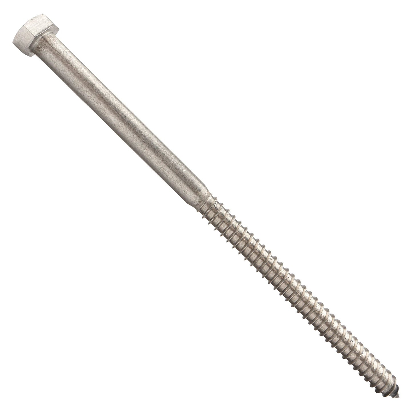 5/8"-5 x 12" Conquest Hex Head Lag Bolt for Wood - 304 Stainless Steel