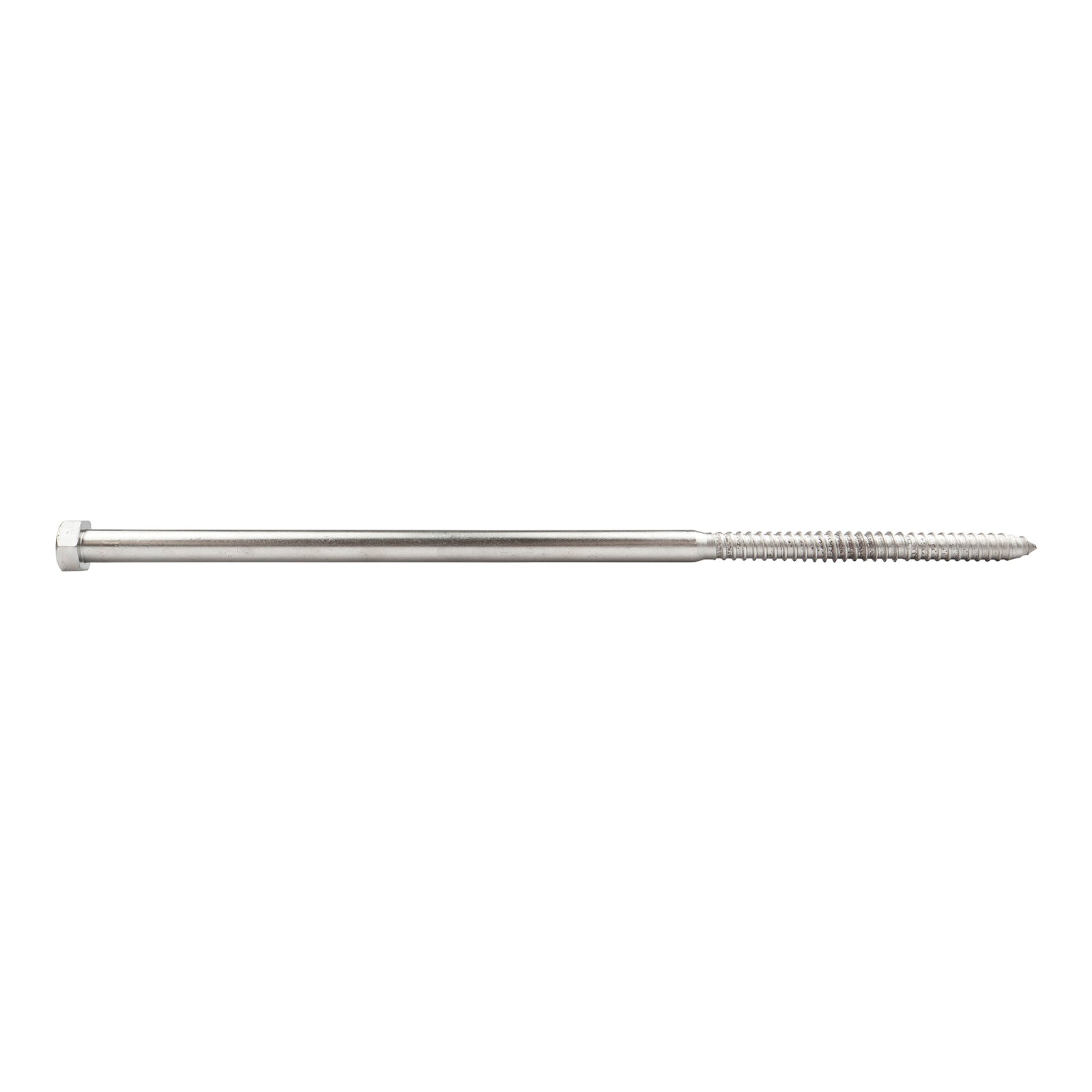 5/8"-5 x 20" Conquest Hex Head Lag Bolt for Wood - 304 Stainless Steel 