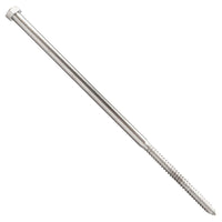 5/8"-5 x 18" Conquest Hex Head Lag Bolt for Wood - 304 Stainless Steel