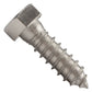 5/8"-5 x 2" Conquest Hex Head Lag Bolt for Wood - 304 Stainless Steel
