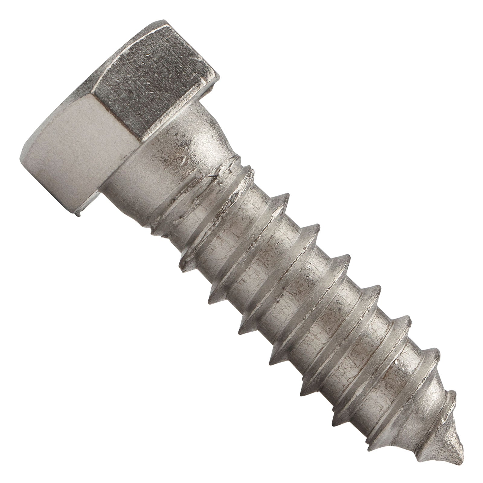 5/8"-5 x 2" Conquest Hex Head Lag Bolt for Wood - 304 Stainless Steel