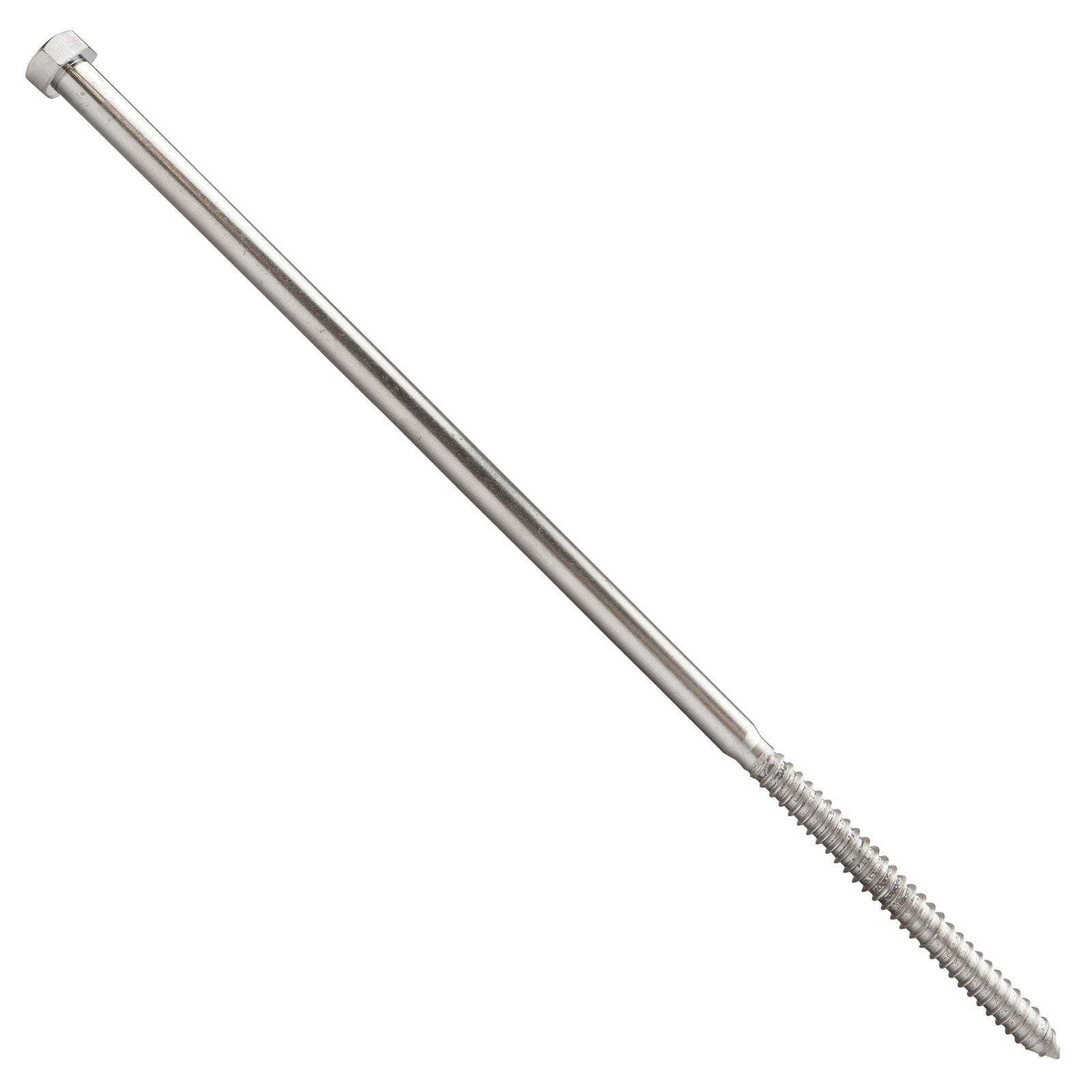5/8"-5 x 20" Conquest Hex Head Lag Bolt for Wood - 304 Stainless Steel