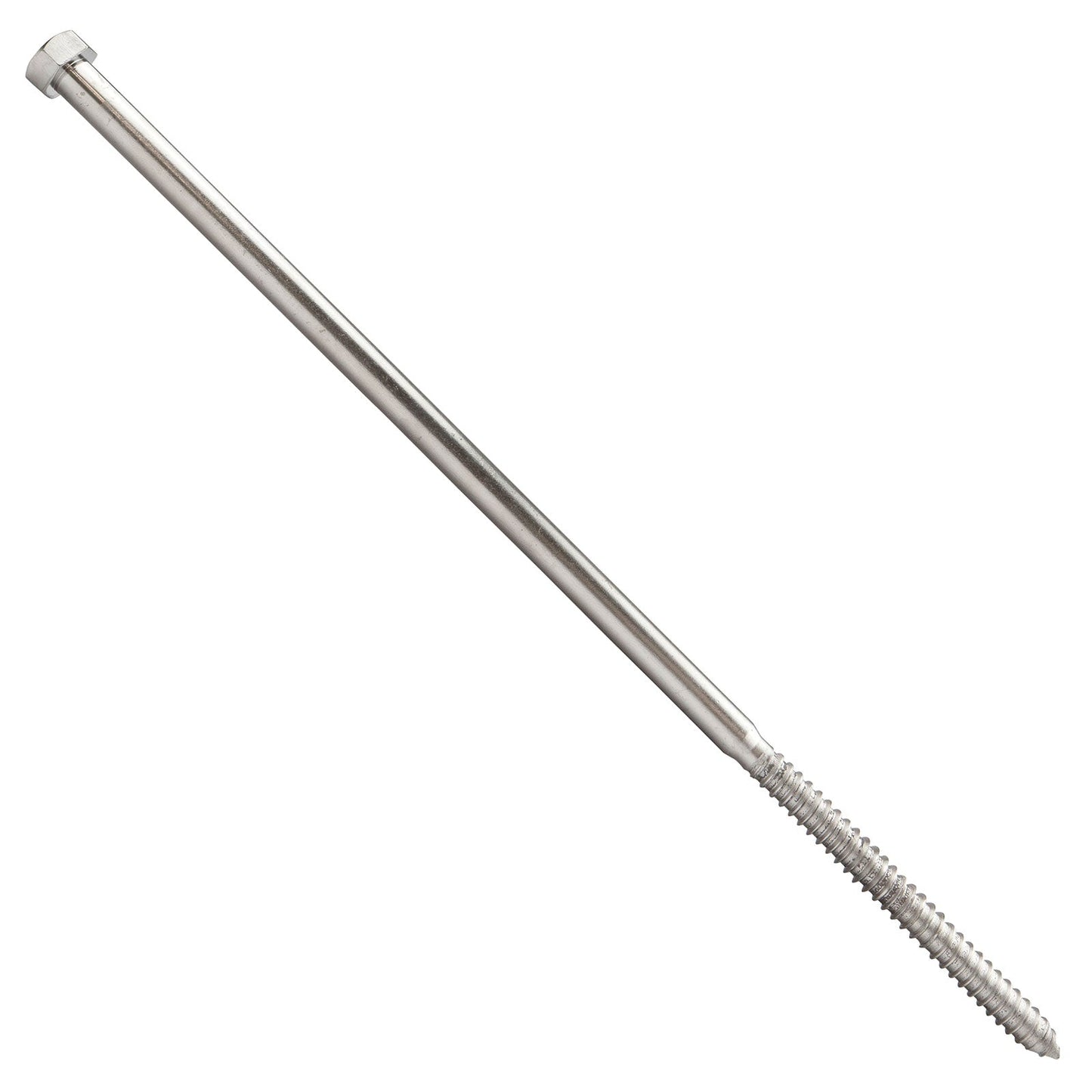 5/8"-5 x 20" Conquest Hex Head Lag Bolt for Wood - 304 Stainless Steel