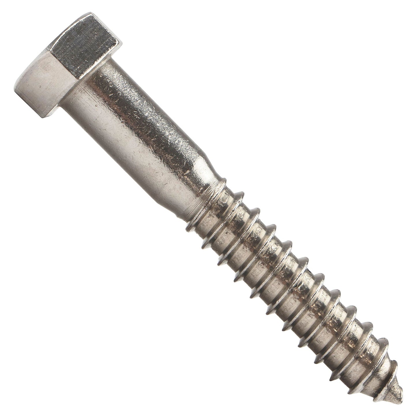 5/8"-5 x 4" Conquest Hex Head Lag Bolt for Wood - 304 Stainless Steel