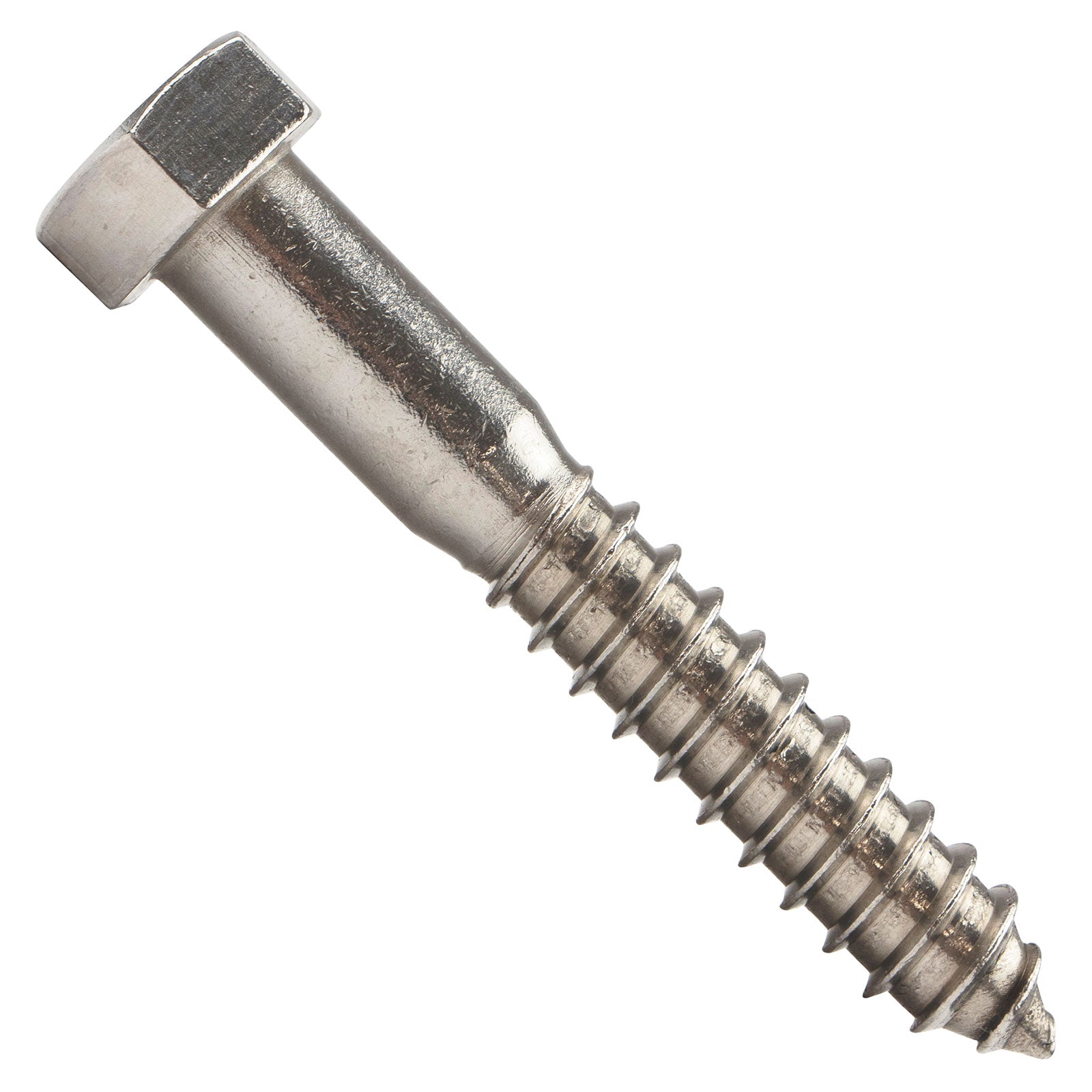 5/8"-5 x 4" Conquest Hex Head Lag Bolt for Wood - 304 Stainless Steel