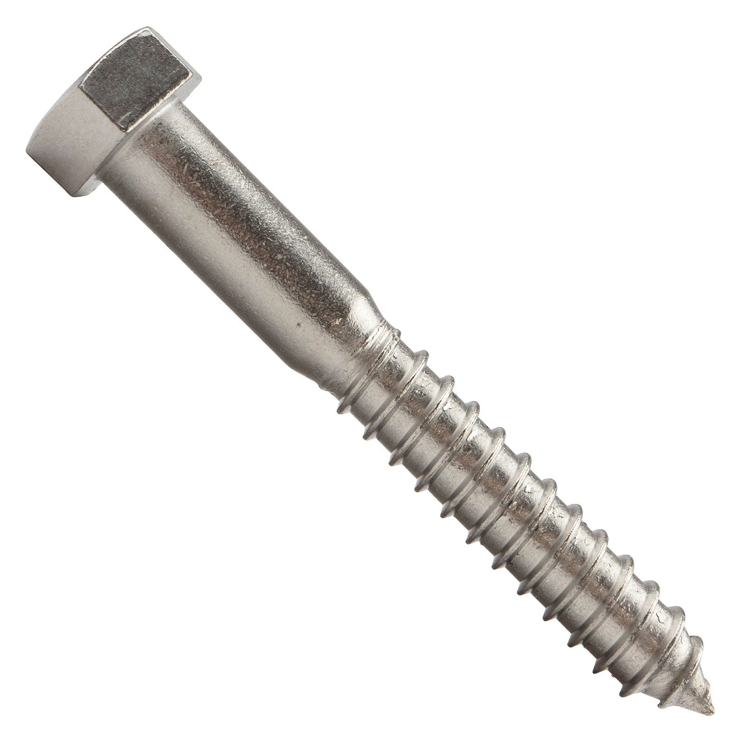 5/8"-5 x 4-1/2" Conquest Hex Head Lag Bolt for Wood - 304 Stainless Steel
