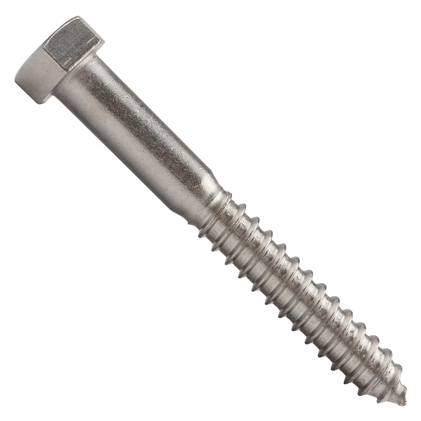 5/8"-5 x 5" Conquest Hex Head Lag Bolt for Wood - 304 Stainless Steel