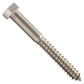 5/8"-5 x 5-1/2" Conquest Hex Head Lag Bolt for Wood - 304 Stainless Steel