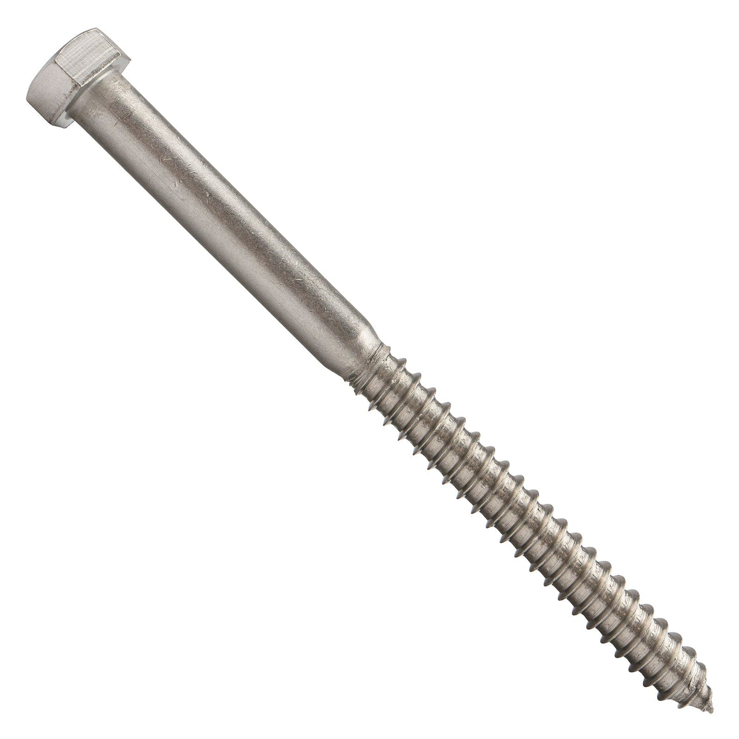 5/8"-5 x 8-1/2" Conquest Hex Head Lag Bolt for Wood - 304 Stainless Steel