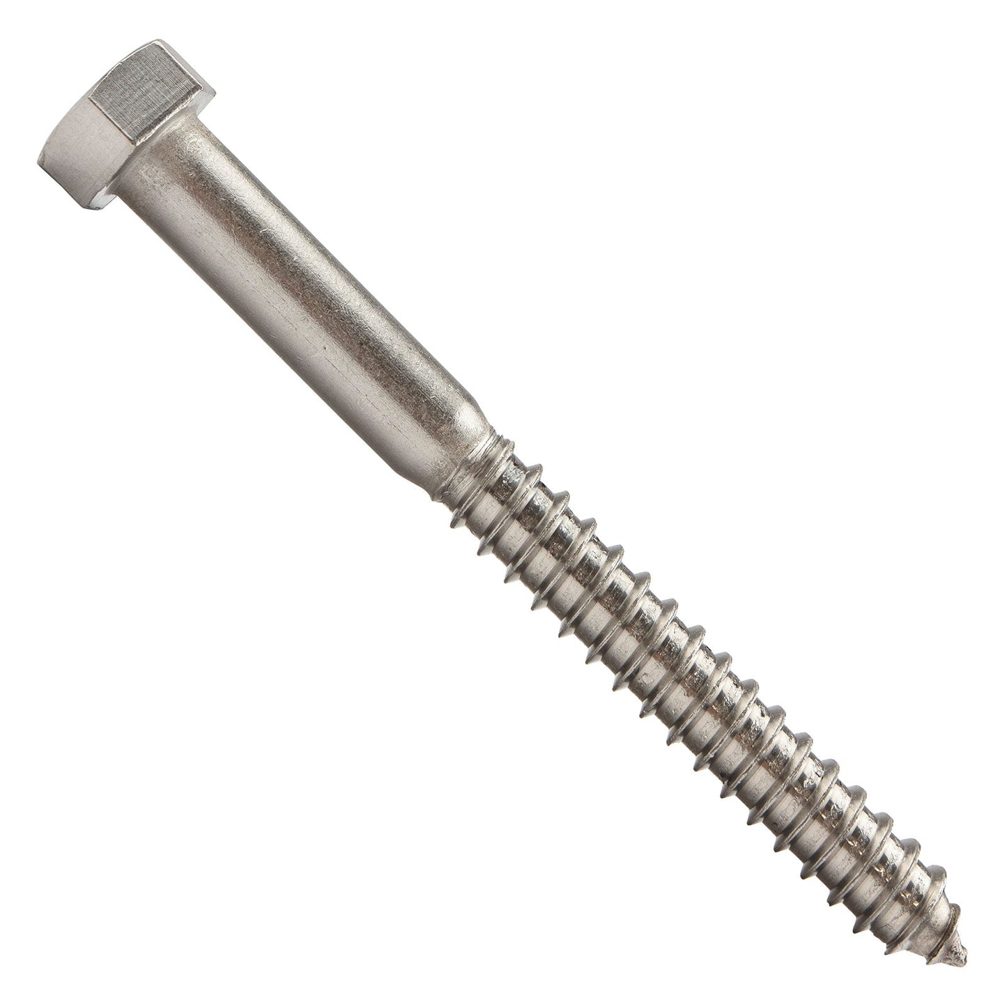 1/2"-6 x 5" Conquest Hex Head Lag Bolt for Wood - 316 Stainless Steel