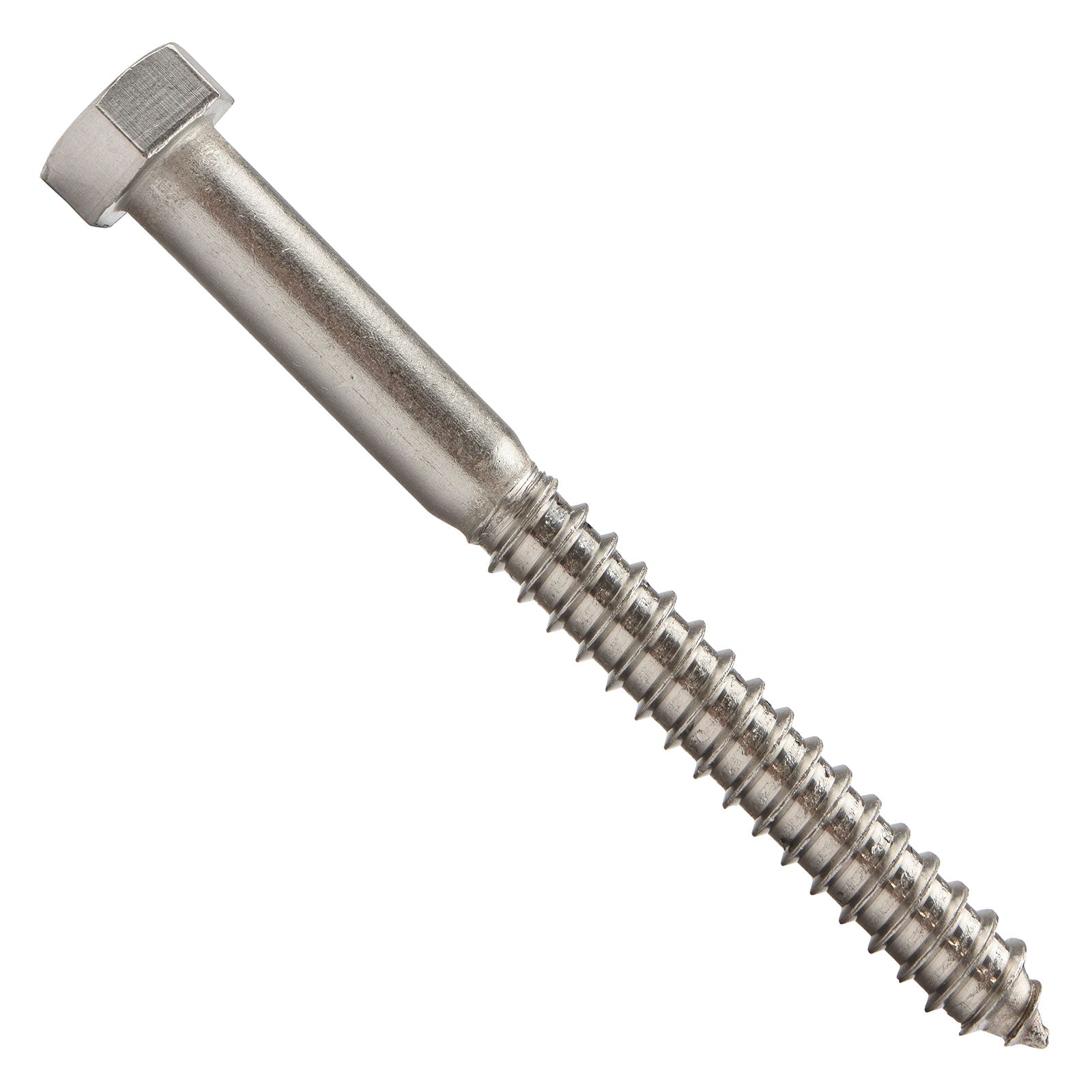 1/2"-6 x 5" Conquest Hex Head Lag Bolt for Wood - 316 Stainless Steel
