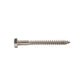 1/4"-10 x 2-1/2" Conquest Hex Head Lag Bolt for Wood - 316 Stainless Steel