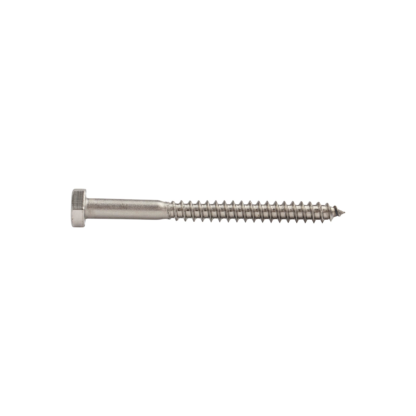 1/4"-10 x 3" Conquest Hex Head Lag Bolt for Wood - 316 Stainless Steel