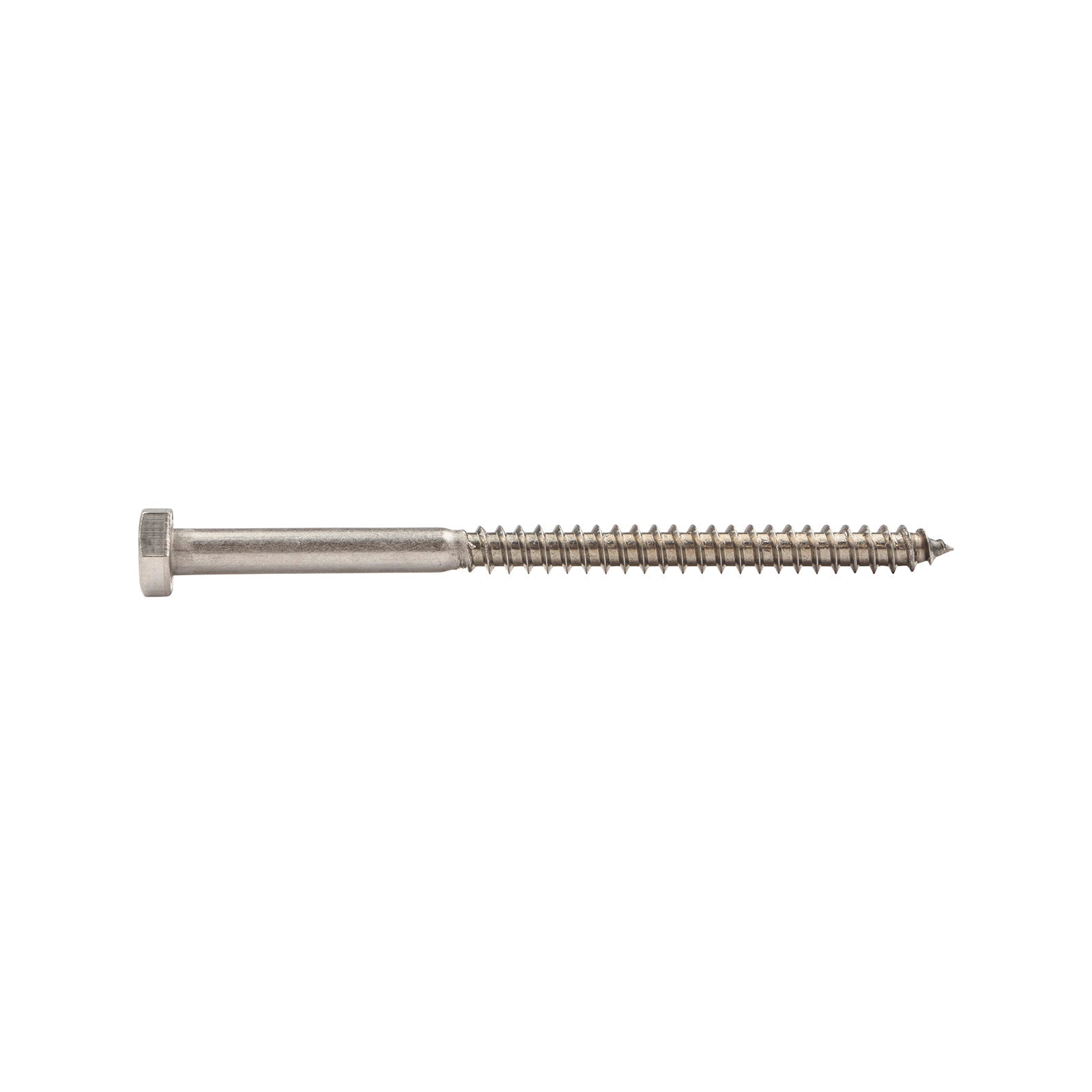 1/4"-10 x 4" Conquest Hex Head Lag Bolt for Wood - 316 Stainless Steel