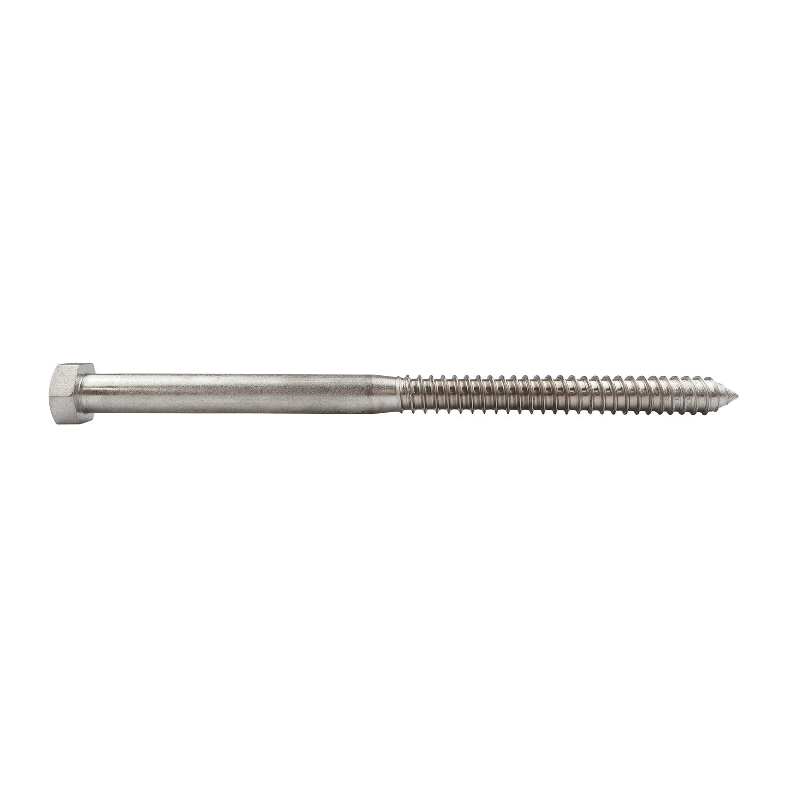 3/4"-4-1/2 x 12" Conquest Hex Head Lag Bolt for Wood - 316 Stainless Steel