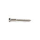 3/8"-7 x 3" Conquest Hex Head Lag Bolt for Wood - 316 Stainless Steel