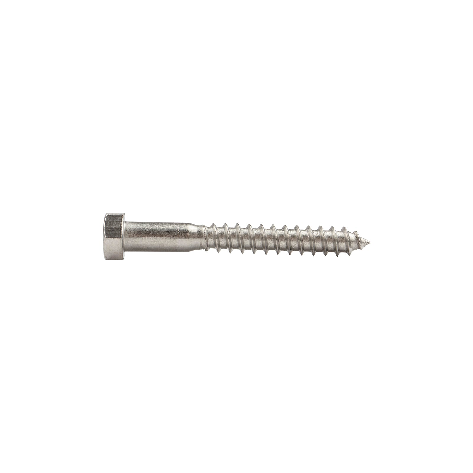 3/8"-7 x 3" Conquest Hex Head Lag Bolt for Wood - 316 Stainless Steel