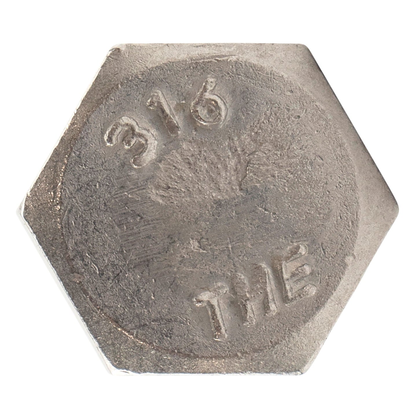 3/8"-7 x 3-1/2" Conquest Hex Head Lag Bolt for Wood - 316 Stainless Steel