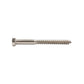 3/8"-7 x 4" Conquest Hex Head Lag Bolt for Wood - 316 Stainless Steel