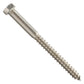 3/8"-7 x 4-1/2" Conquest Hex Head Lag Bolt for Wood - 316 Stainless Steel
