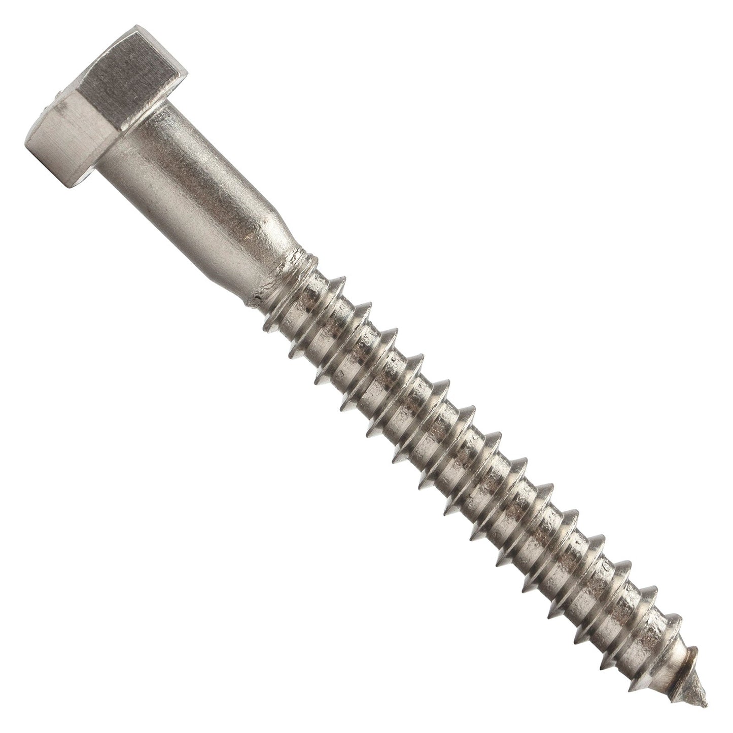 5/16"-9 x 2-1/2" Conquest Hex Head Lag Bolt for Wood - 316 Stainless Steel