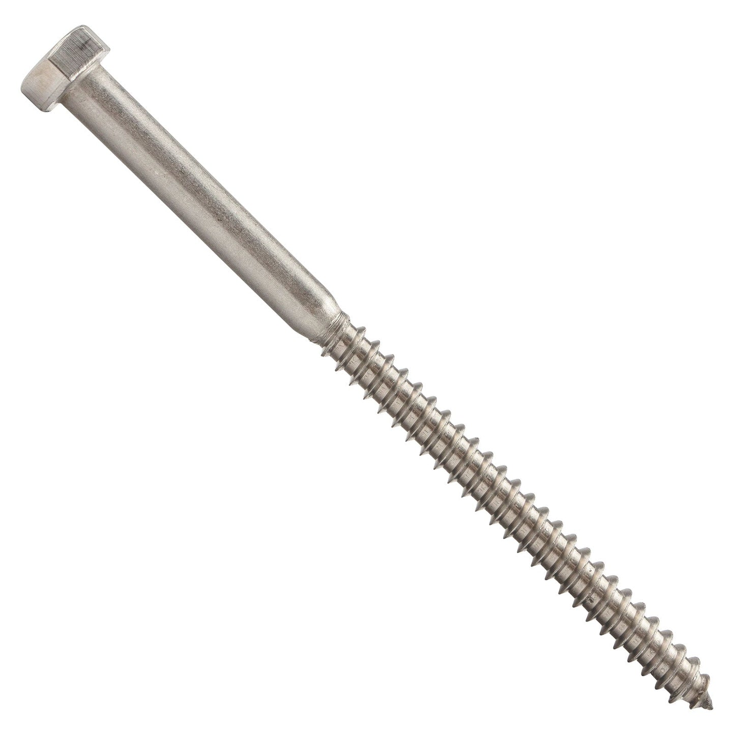 5/16"-9 x 5" Conquest Hex Head Lag Bolt for Wood - 316 Stainless Steel