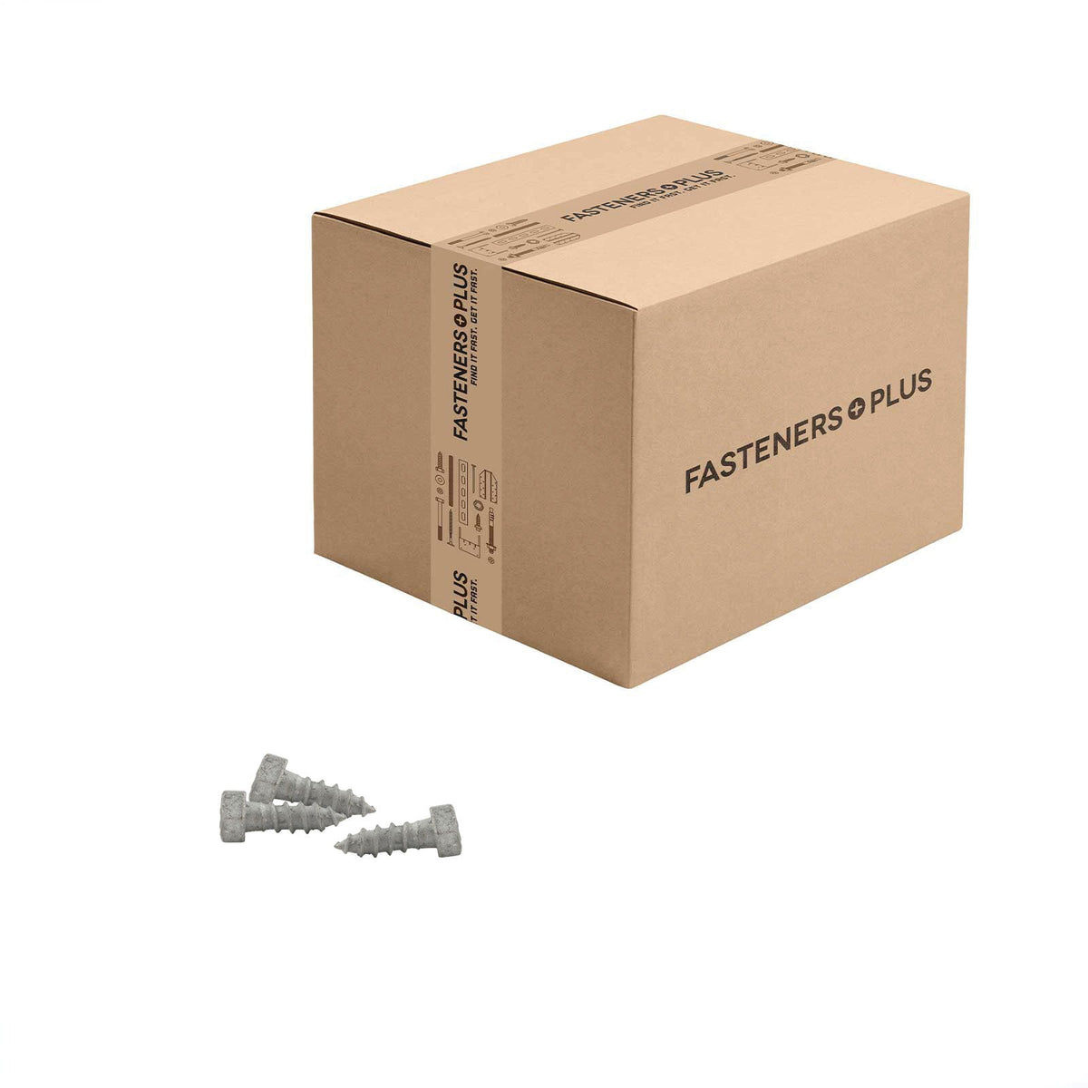 Conquest 3/8" x 1" Lag Bolt for Wood, Hex Head - Hot Dip Galvanized, Qty. 1200 - Carton