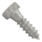 5/16"-9 x 1" Conquest Hex Head Lag Bolt for Wood - Hot Dip Galvanized