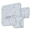 Simpson LCE4 Light Post Cap for End Condition - G90 Galvanized ...