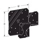 Simpson Strong-Tie LCE4PC Ornamental Light Post Cap For 4x and 6x End Condition - Black Powder Coat, ZMAX Specification 