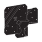 Simpson Strong-Tie LCE4PC Ornamental Light Post Cap For 4x and 6x End Condition - Black Powder Coat, ZMAX Specification 