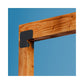 Simpson Strong-Tie LCE4PC Ornamental Light Post Cap For 4x and 6x End Condition - Black Powder Coat, ZMAX Installation 