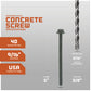 LDT Tapcon Screw, Zinc Spec