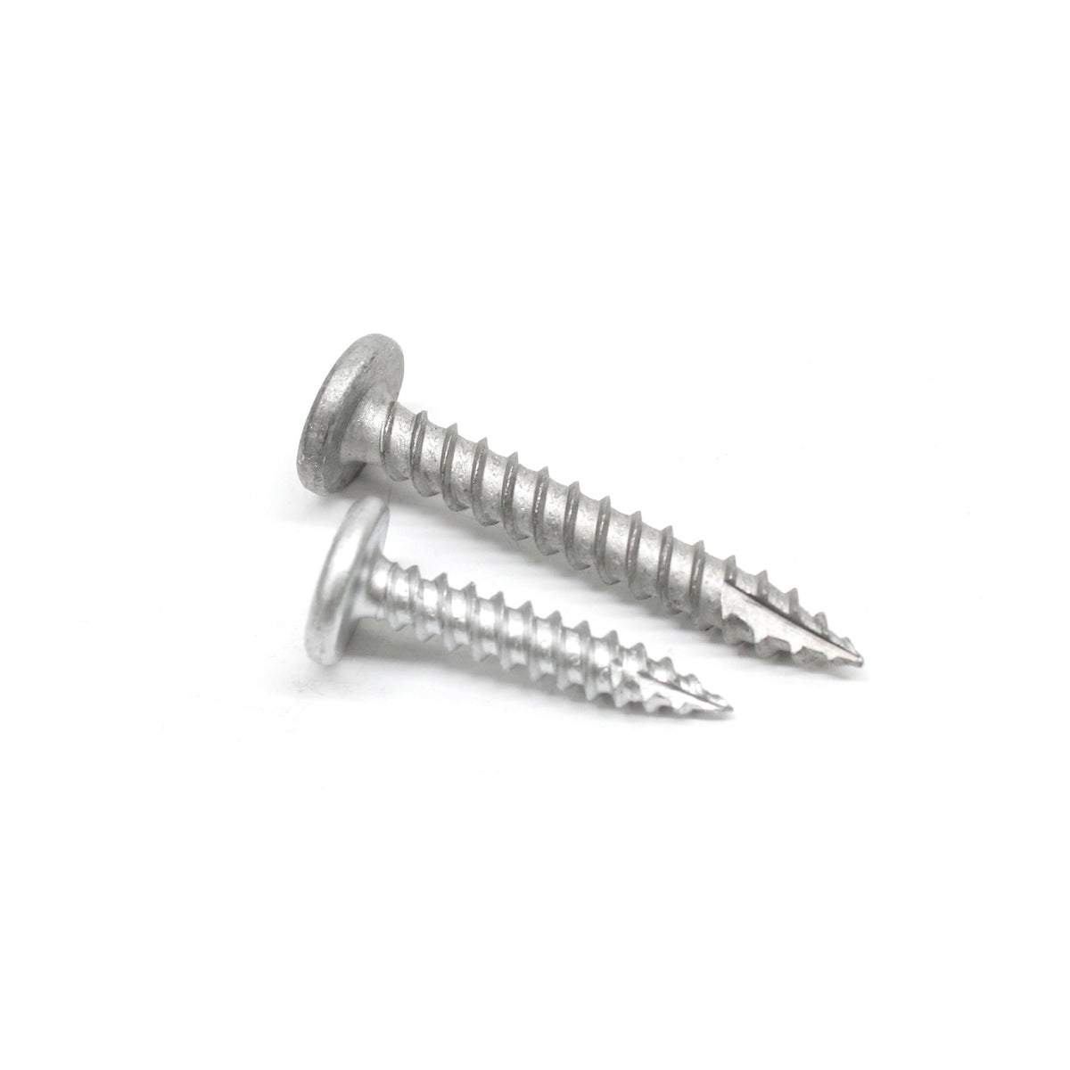 Daggerz #12 x 1" Self-Drilling Panel-to-Metal Clip Screw, Square Phillips Pancake Head, T17 Sharp Point - Dagger-Guard Coating, Qty. 5,000