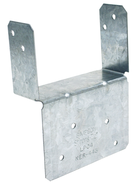 Simpson LPC4Z Adjustable Light Post Cap for 4X Beam - ZMAX – Fasteners Plus