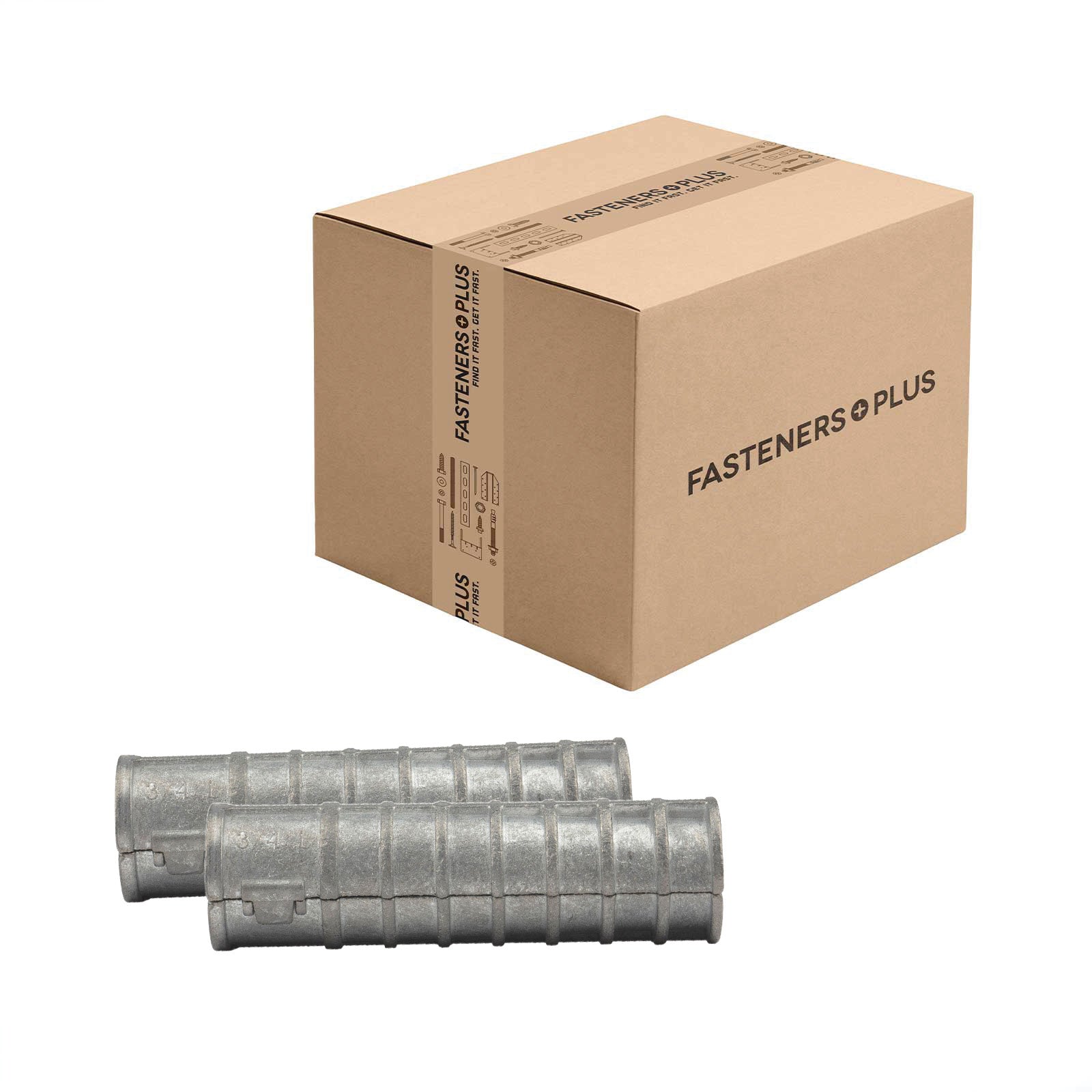 Conquest 3/4" x 3-1/2" Lag Shield Anchor, Long - Zinc Alloy, Qty. 75 - Carton