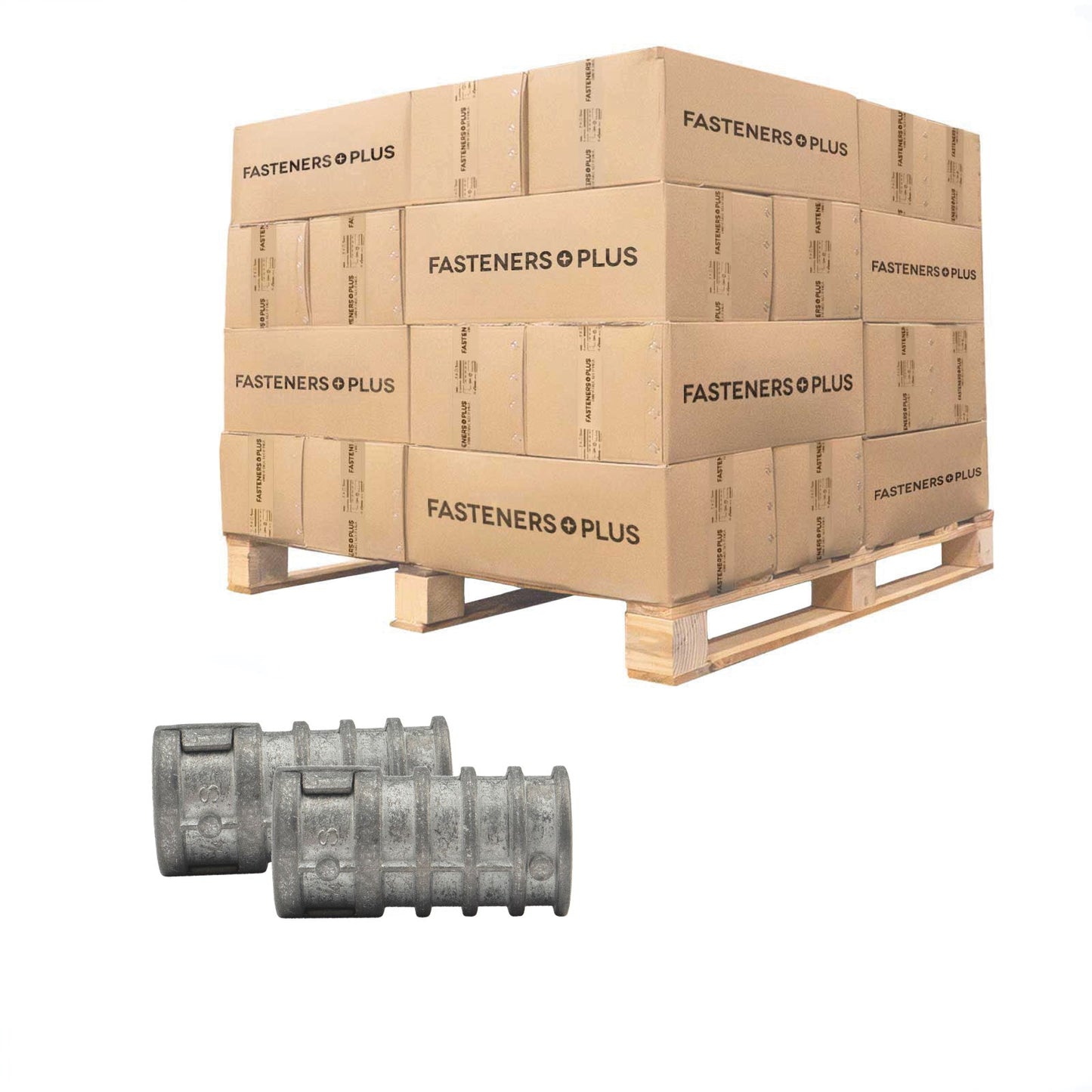 Conquest 3/4" x 2" Lag Shield Anchor, Short - Zinc Alloy, Qty. 7,500 - Pallet