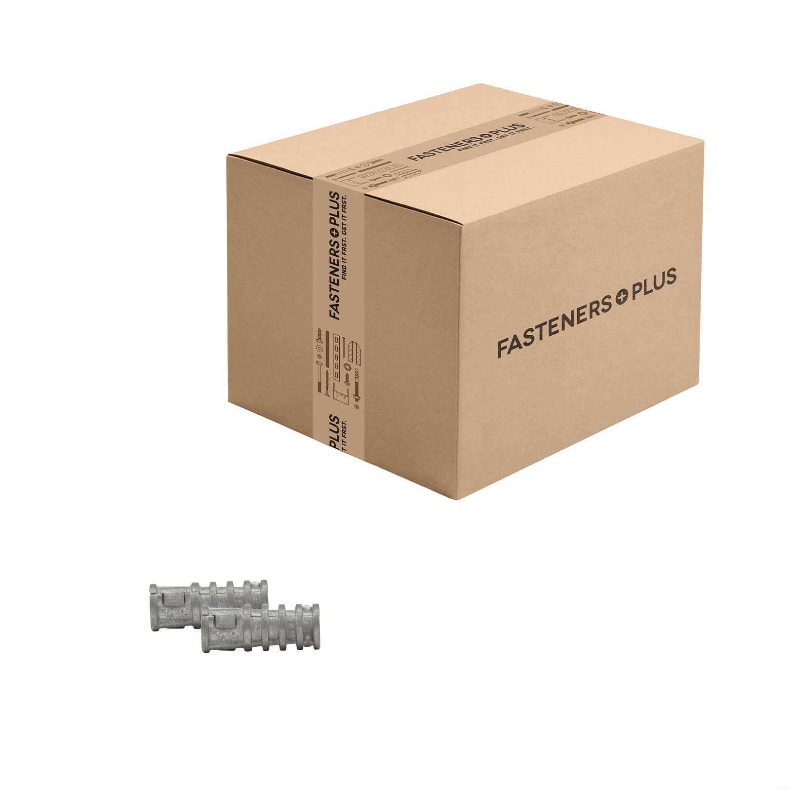 Conquest 5/16" x 1-1/4" Lag Shield Anchor, Short - Zinc Alloy, Qty. 500 - Carton