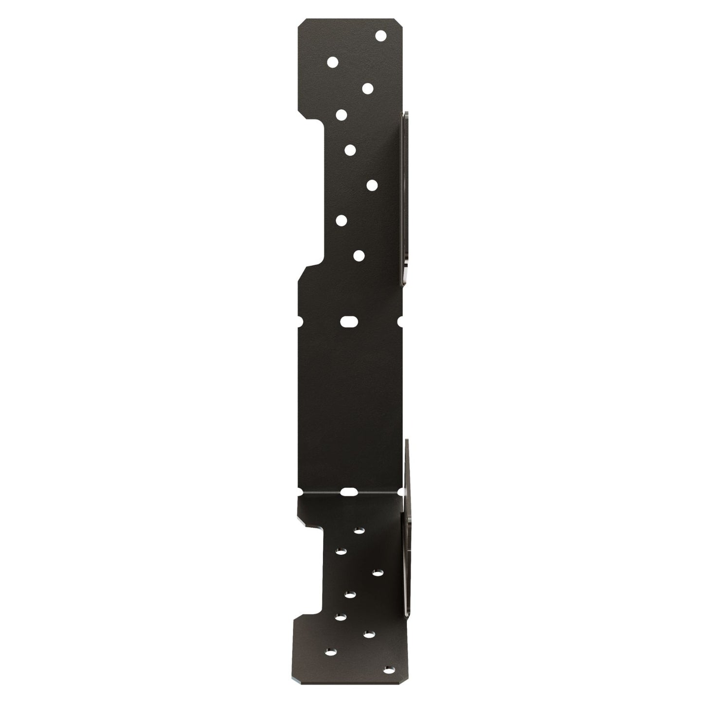 Simpson Strong-Tie LSCPC 18 Gauge Ornamental Adjustable Stringer Connectors - Black Powder Coat, ZMAX