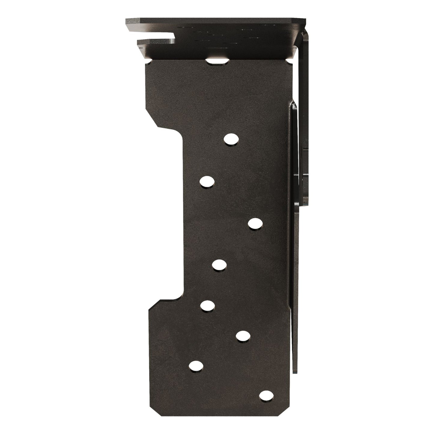 Simpson Strong-Tie LSCPC 18 Gauge Ornamental Adjustable Stringer Connectors - Black Powder Coat, ZMAX