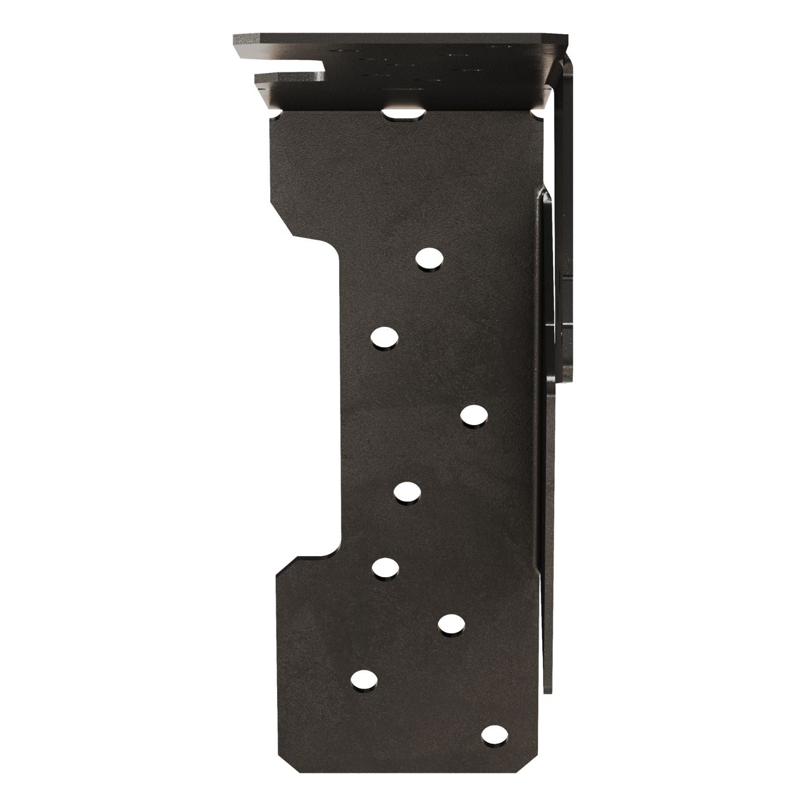 Simpson Strong-Tie LSCPC 18 Gauge Ornamental Adjustable Stringer Connectors - Black Powder Coat, ZMAX
