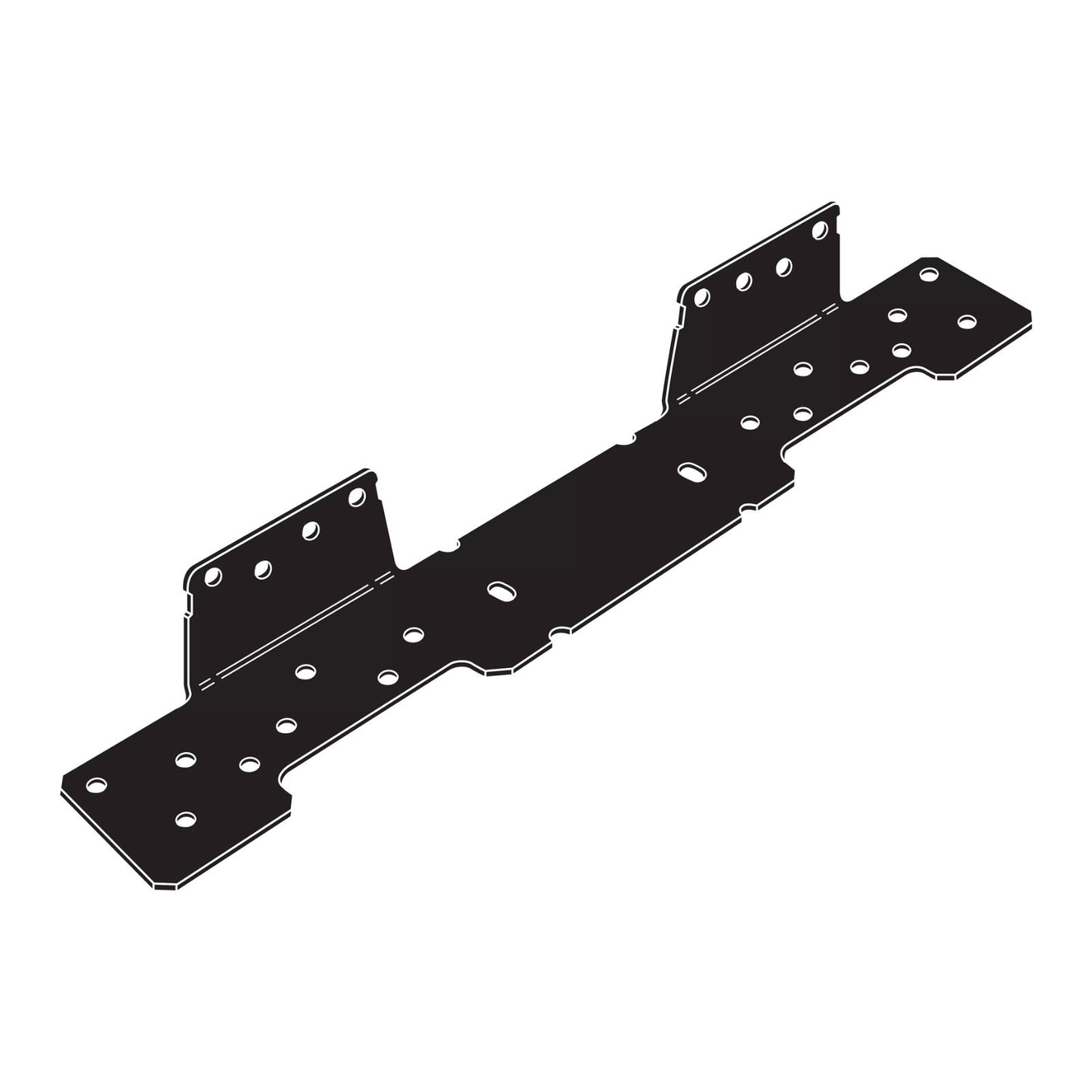 Simpson Strong-Tie LSCPC 18 Gauge Ornamental Adjustable Stringer Connectors - Black Powder Coat, ZMAX
Specification 
