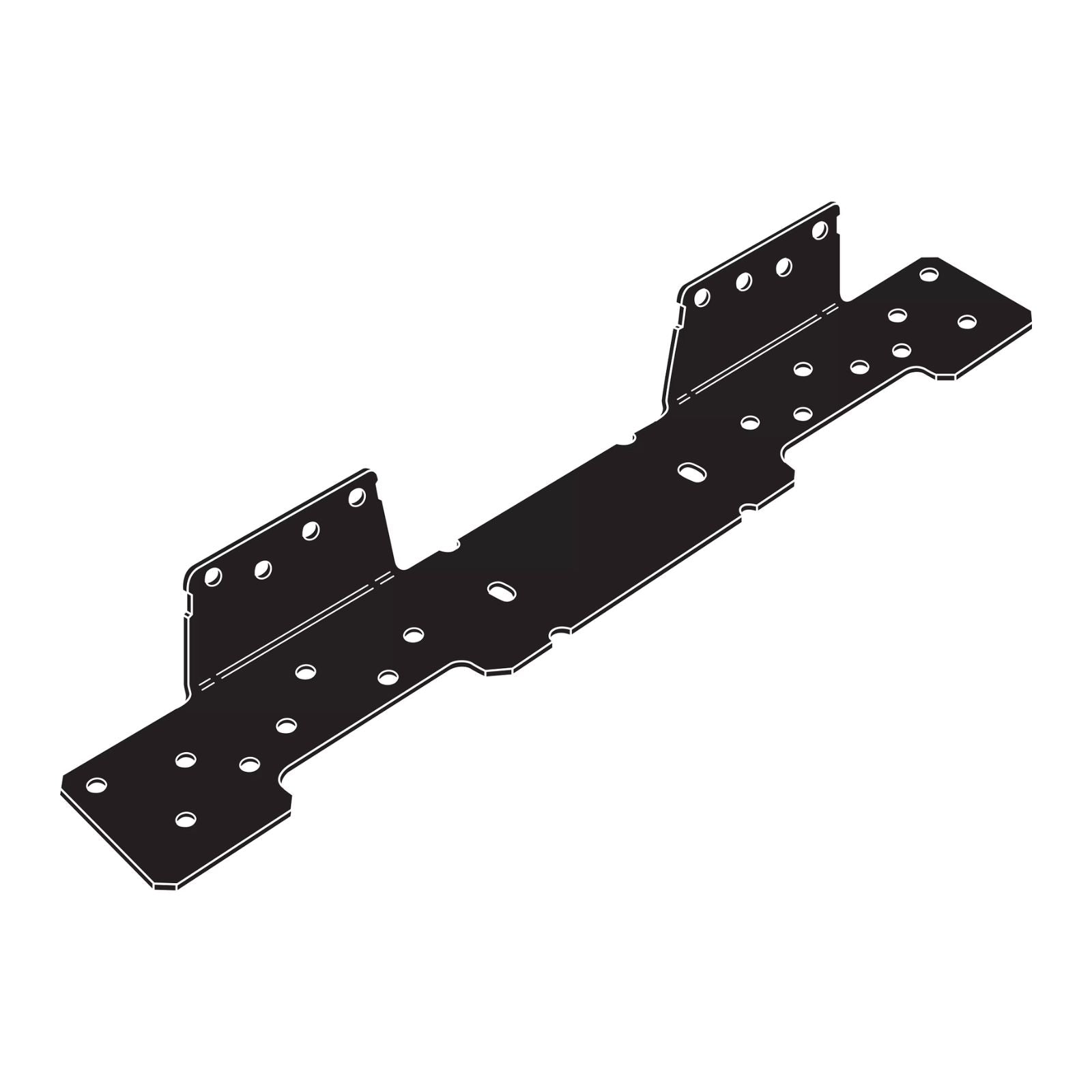 Simpson Strong-Tie LSCPC 18 Gauge Ornamental Adjustable Stringer Connectors - Black Powder Coat, ZMAX
Specification 