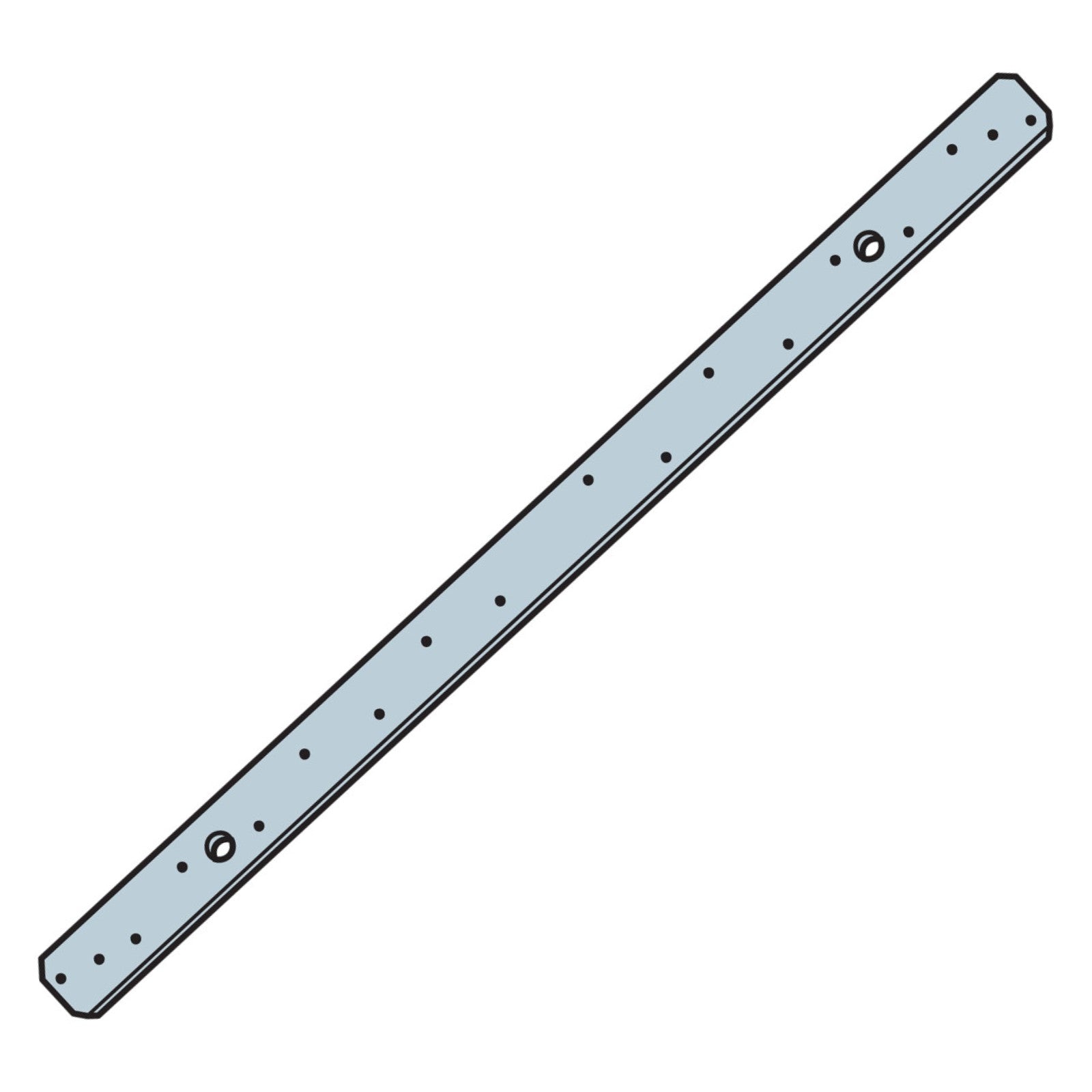 Simpson LSTA24 24" 20 Gauge Strap Tie - G90 Galvanized