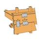 Galvanized Lateral Tie Plate - G90 Galvanized Simpson Strong-Tie